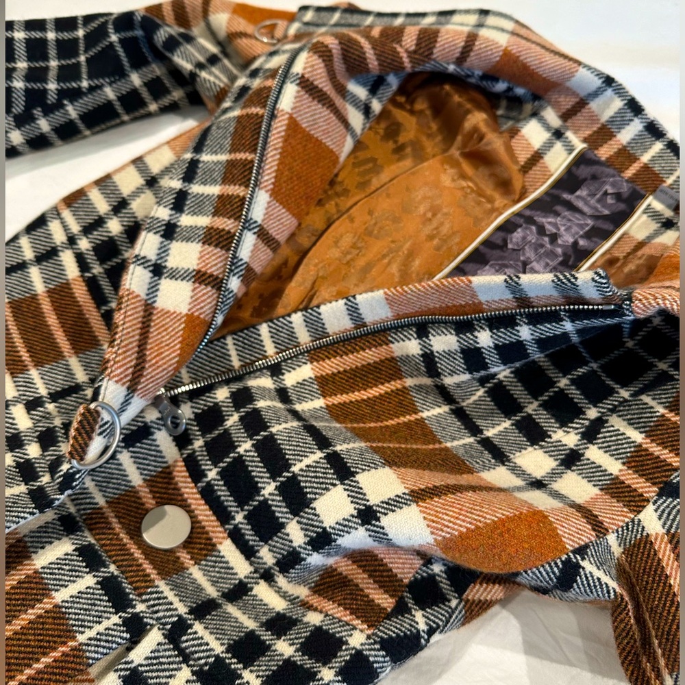 Rare- Vintage- L.A.M.B. Plaid jacket size 6 blazer coat - Picture 5 of 11